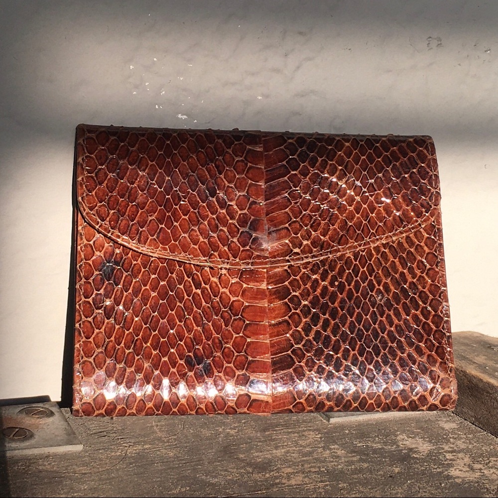 Brown Snakeskin Wallet